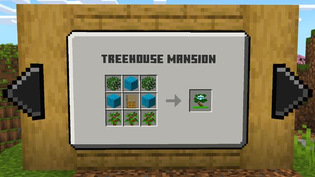Screenshot of the Minecraft Bedrock Marketplace product Craftable Mansions created by Dodo Studios.