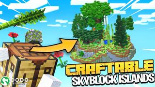 Thumbnail of the Minecraft Bedrock Marketplace product Îles Skyblock à fabriquer created by Dodo Studios.