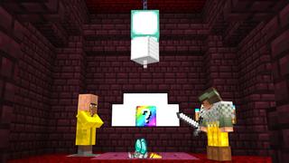 Screenshot of the Minecraft Bedrock Marketplace product Crazy Lucky Block Bed Wars created by Dodo Studios.