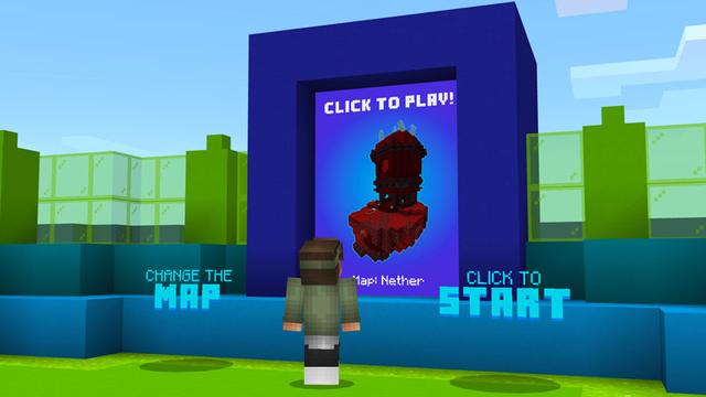 Screenshot of the Minecraft Bedrock Marketplace product Crazy Lucky Block Bed Wars created by Dodo Studios.