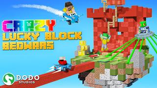 Thumbnail of the Minecraft Bedrock Marketplace product Crazy Lucky Block Bed Wars created by Dodo Studios.