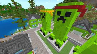 Screenshot of the Minecraft Bedrock Marketplace product Creeper Base created by Dodo Studios.