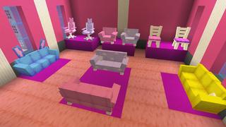 Screenshot of the Minecraft Bedrock Marketplace product Cute Furniture + Pets created by Dodo Studios.