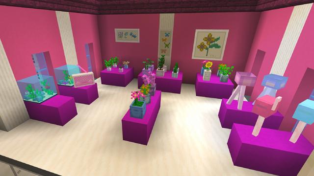 Screenshot of the Minecraft Bedrock Marketplace product Cute Furniture + Pets created by Dodo Studios.