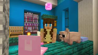 Screenshot of the Minecraft Bedrock Marketplace product Cute Furniture + Pets created by Dodo Studios.