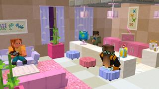 Screenshot of the Minecraft Bedrock Marketplace product Cute Furniture created by Dodo Studios.