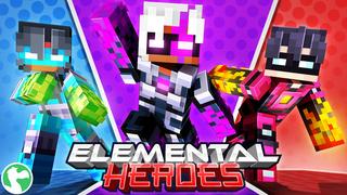 Thumbnail of the Minecraft Bedrock Marketplace product Elemental Heroes created by Dodo Studios.