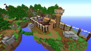 Screenshot of the Minecraft Bedrock Marketplace product Elytra Wars Battle Royale created by Dodo Studios.