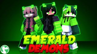 Thumbnail of the Minecraft Bedrock Marketplace product Emerald Demons created by Dodo Studios.