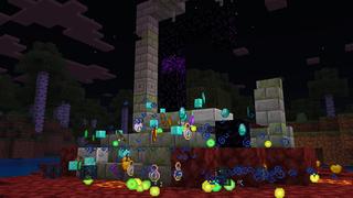 Screenshot of the Minecraft Bedrock Marketplace product Fishing Gives OP Loot created by Dodo Studios.