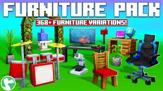 Thumbnail of the Minecraft Bedrock Marketplace product Furniture Pack created by Dodo Studios.