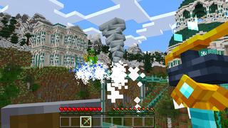 Screenshot of the Minecraft Bedrock Marketplace product God Weapons created by Dodo Studios.