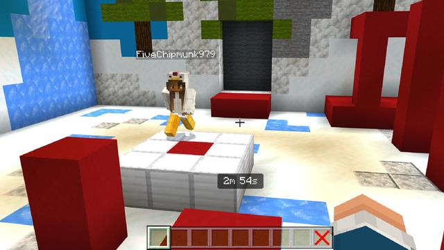 Screenshot of the Minecraft Bedrock Marketplace product Gravity Parkour created by Dodo Studios.