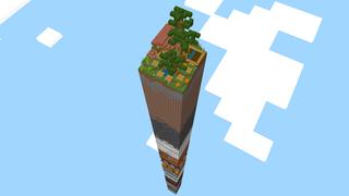 Screenshot of the Minecraft Bedrock Marketplace product Hardcore One Chunk Challenge created by Dodo Studios.