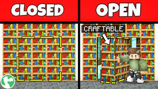 Thumbnail of the Minecraft Bedrock Marketplace product Hidden Doors created by Dodo Studios.