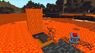 Screenshot of the Minecraft Bedrock Marketplace product Hidden Lava Base created by Dodo Studios.
