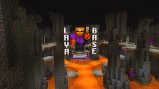 Screenshot of the Minecraft Bedrock Marketplace product Hidden Lava Base created by Dodo Studios.