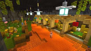 Screenshot of the Minecraft Bedrock Marketplace product Hidden Lava Base created by Dodo Studios.