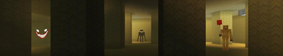 Panorama of the Minecraft Bedrock Marketplace product Horror Monsters created by Dodo Studios.