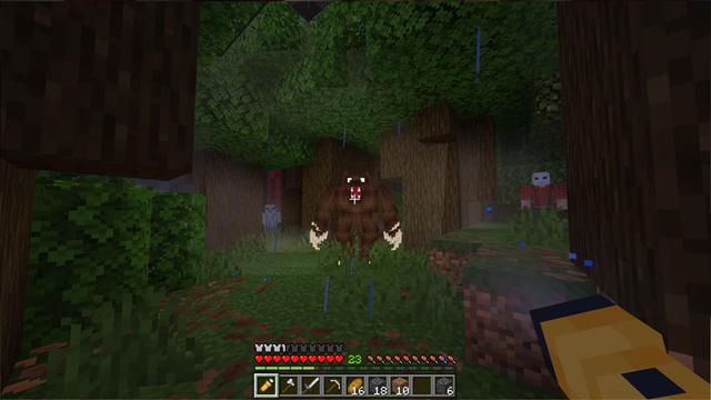 Screenshot of the Minecraft Bedrock Marketplace product Horror Monsters created by Dodo Studios.