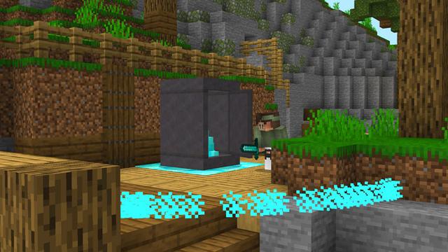 Screenshot of the Minecraft Bedrock Marketplace product Hunters VS Runners created by Dodo Studios.