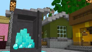 Screenshot of the Minecraft Bedrock Marketplace product Hunters VS Runners created by Dodo Studios.