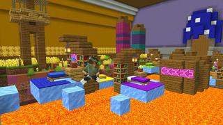 Screenshot of the Minecraft Bedrock Marketplace product Infinity Lava Parkour created by Dodo Studios.