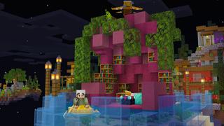 Screenshot of the Minecraft Bedrock Marketplace product Infinity Lucky Block Skyblock created by Dodo Studios.