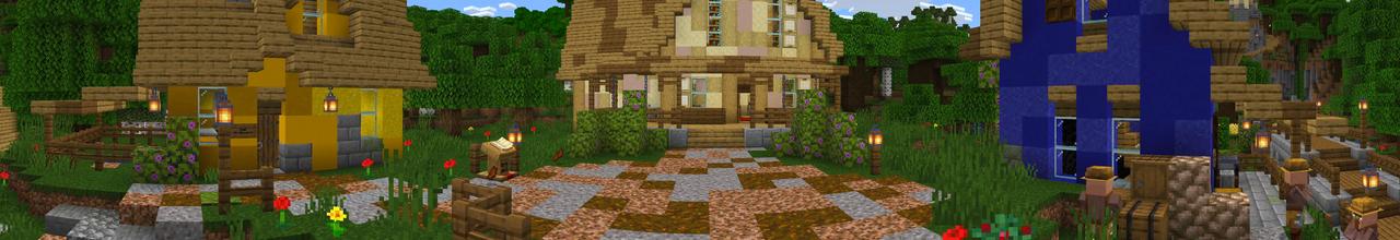 Panorama of the Minecraft Bedrock Marketplace product Invisible House created by Dodo Studios.