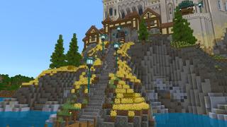 Screenshot of the Minecraft Bedrock Marketplace product Island Castle created by Dodo Studios.