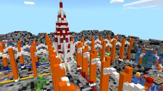 Screenshot of the Minecraft Bedrock Marketplace product Lucky Block Walls created by Dodo Studios.