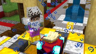 Screenshot of the Minecraft Bedrock Marketplace product Lucky Block Walls created by Dodo Studios.