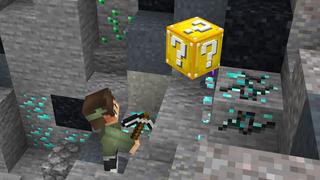 Screenshot of the Minecraft Bedrock Marketplace product Lucky Block Walls created by Dodo Studios.