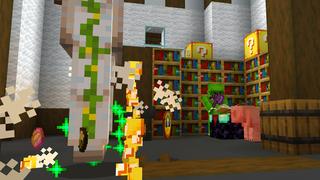 Screenshot of the Minecraft Bedrock Marketplace product Lucky Blocks! created by Dodo Studios.