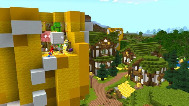 Screenshot of the Minecraft Bedrock Marketplace product Lucky Blocks! created by Dodo Studios.