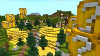 Screenshot of the Minecraft Bedrock Marketplace product Lucky Blocks! created by Dodo Studios.