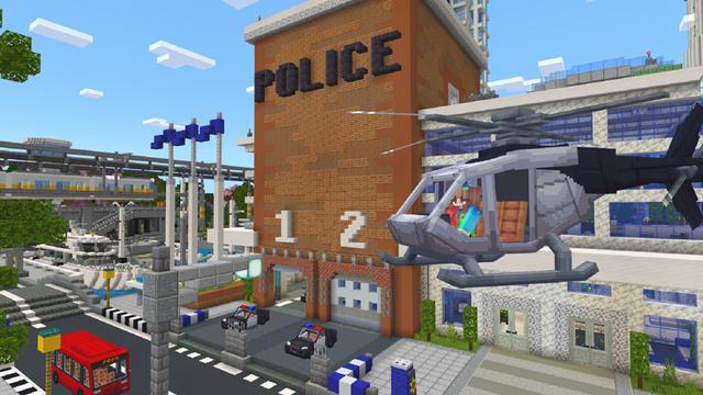 Screenshot of the Minecraft Bedrock Marketplace product Mega City created by Dodo Studios.