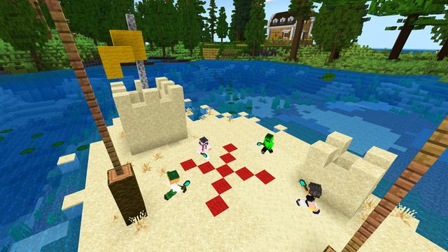 Screenshot of the Minecraft Bedrock Marketplace product Mega Wooden Mansion created by Dodo Studios.