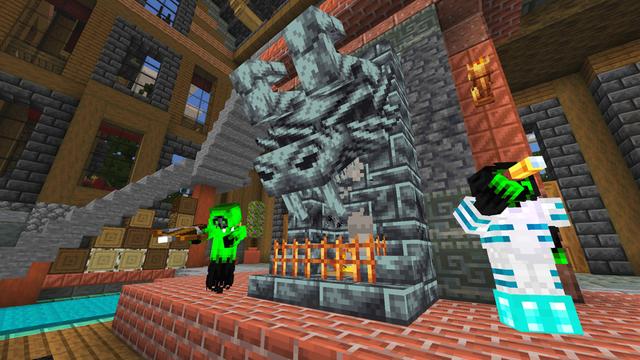 Screenshot of the Minecraft Bedrock Marketplace product Mega Wooden Mansion created by Dodo Studios.