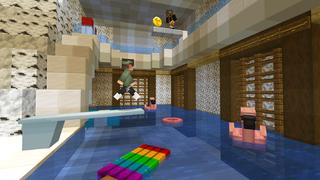 Screenshot of the Minecraft Bedrock Marketplace product Millionaire Mansion created by Dodo Studios.