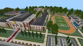 Screenshot of the Minecraft Bedrock Marketplace product Millionaire School created by Dodo Studios.