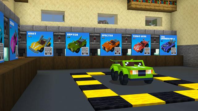 Screenshot of the Minecraft Bedrock Marketplace product Mini Cars created by Dodo Studios.
