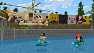 Screenshot of the Minecraft Bedrock Marketplace product Mob Vehicles created by Dodo Studios.