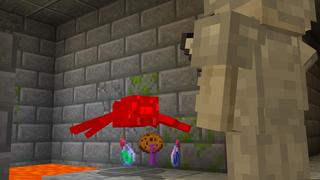 Screenshot of the Minecraft Bedrock Marketplace product Mobs Drop Random Items created by Dodo Studios.