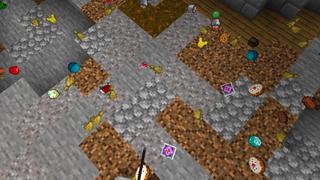 Screenshot of the Minecraft Bedrock Marketplace product Mobs Drop Random Items created by Dodo Studios.