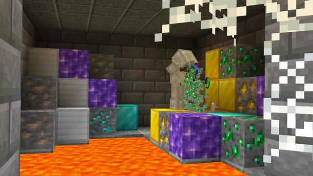 Screenshot of the Minecraft Bedrock Marketplace product Mobs Drop Random Items created by Dodo Studios.