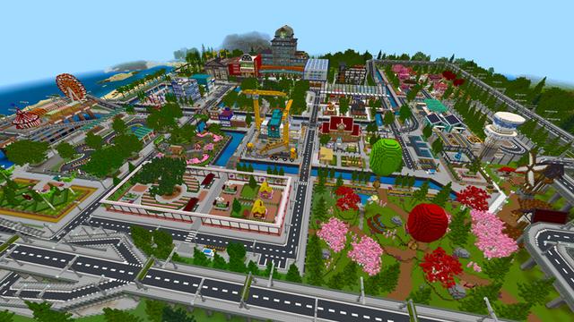 Screenshot of the Minecraft Bedrock Marketplace product Modern City created by Dodo Studios.