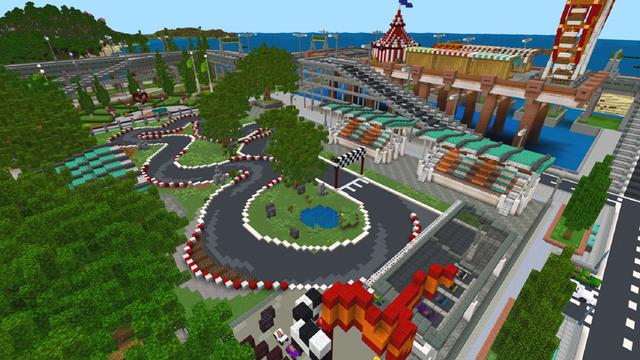 Screenshot of the Minecraft Bedrock Marketplace product Modern City created by Dodo Studios.