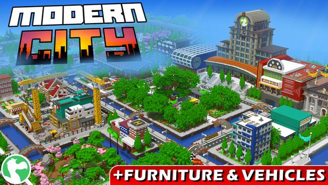 Thumbnail of the Minecraft Bedrock Marketplace product Modern City created by Dodo Studios.