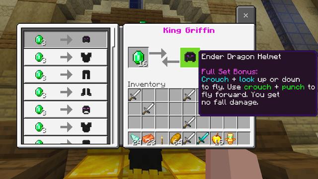 Screenshot of the Minecraft Bedrock Marketplace product More Armor created by Dodo Studios.